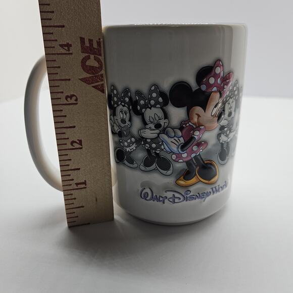 Minnie Mouse Disney Parks Disneyland Resort 3D Coffee Mug Cup White/Purple - Picture 5 of 6